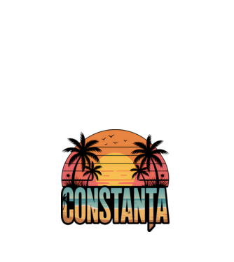 Constanța model alb pe tricou