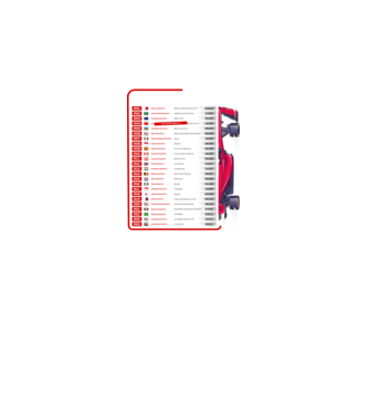 F1 Calendar TBA model negru pe tricou