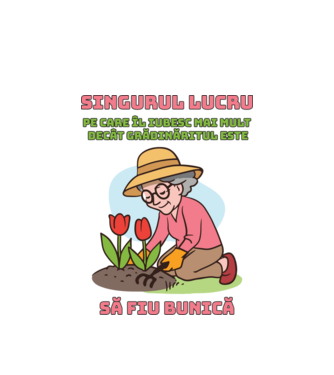 Singurul lucru model alb pe tricou