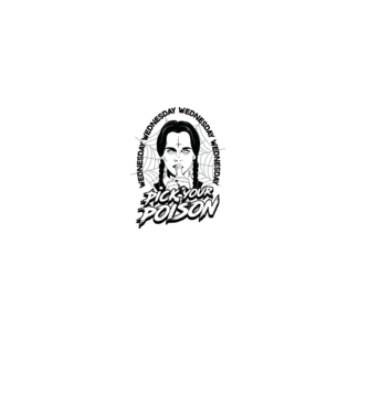 WEDNESDAY Pick your poison model roz deschis pe tricou