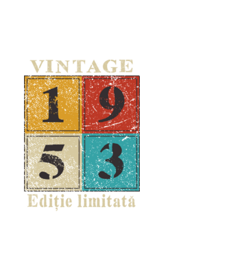 1953 - Ediție limitată model alb pe tricou