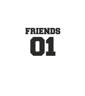 Friends 01 model gri pe tricou