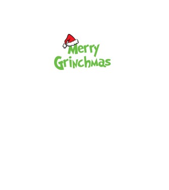 Grinchmas model negru pe tricou