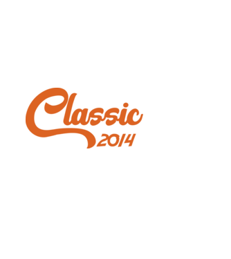2014 Classic model albastru deschis pe tricou