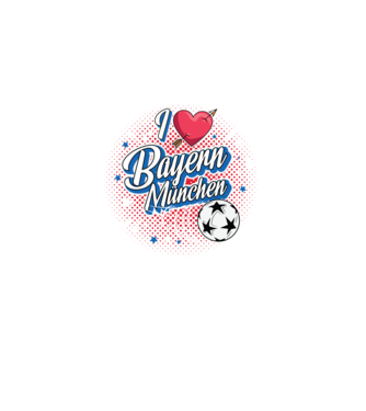 Popart Bayern model negru pe tricou