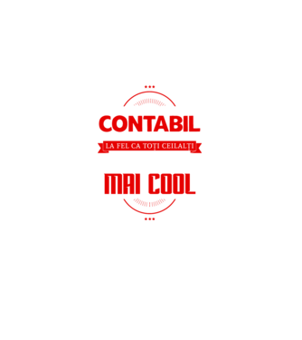 Sunt contabil, la fel ca toți ceilalți, dar mult mai cool model negru pe tricou