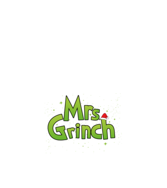 Grinch Family Mrs Grinch model negru pe tricou