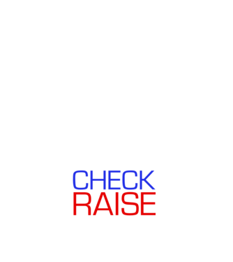 Check Raise model negru pe tricou