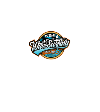 WaveSurfing model negru pe tricou