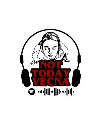 not today vecna model alb pe tricou