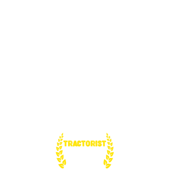 Singurul lucru mai bun decât să fii tractorist este să fii tată model alb pe tricou