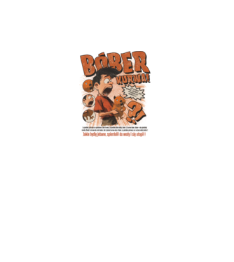 Bobr Kurwa comic model alb pe tricou
