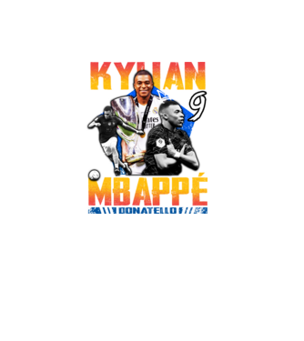 Mbappé tribute model negru pe tricou