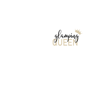 Glamping queen model galben neon pe tricou