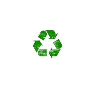 RECYCLE model negru pe tricou