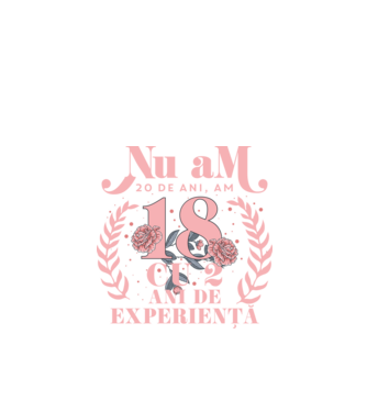 Nu am 20 de ani, am 18 cu 2 ani de experiență model negru pe tricou