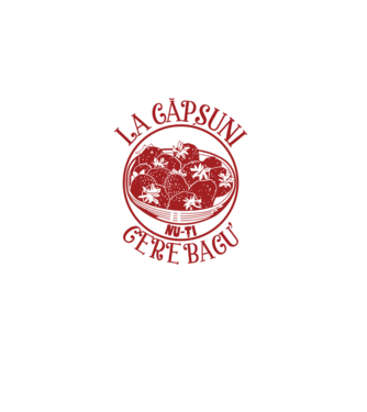 La căpșuni nu-ți cere bacu model alb pe tricou