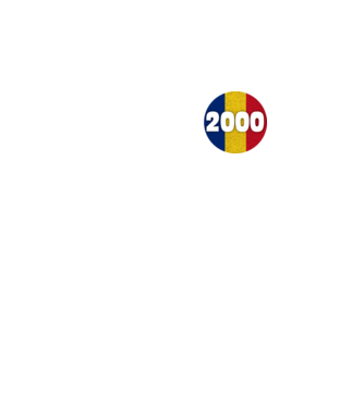 Made in 2000 model turcoaz pe tricou
