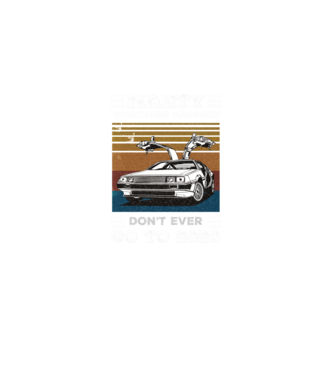 Marty don't ever go to 2020 model negru pe tricou