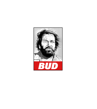Bud Spencer halftone model nisipiu pe tricou