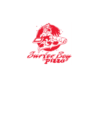 surfer boy pizza stranger things model alb pe tricou