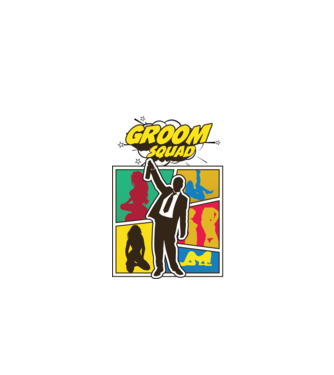 Comic Groom Squad model turcoaz pe tricou