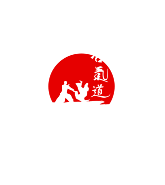 Aikido model negru pe tricou