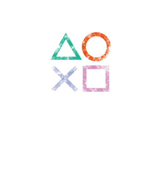 PlayStation icon model negru pe tricou