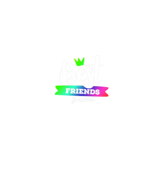 Best friends forever model turcoaz pe tricou
