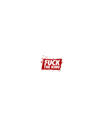 Fuck the king model negru pe tricou