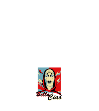 obey bella ciao model alb pe tricou