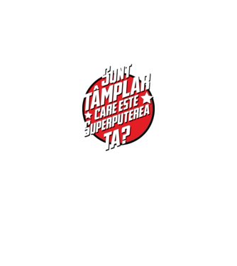 sunt tâmplar, care este superputerea ta? model negru pe tricou