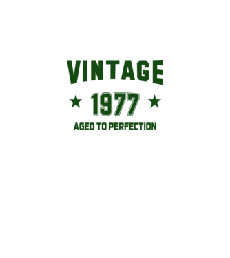 Vintage - 1977 model alb pe tricou