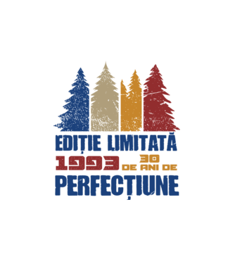 Ediție limitată 1993 - 30 de ani de perfecțiune model alb pe tricou