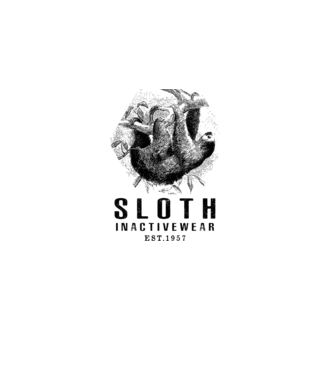 SLOTH inactive drk model alb pe tricou