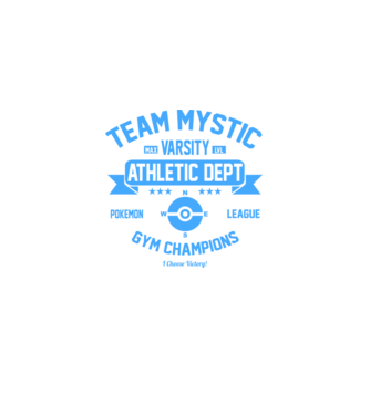 Mystic champions model negru pe tricou