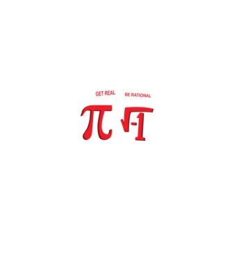 Be rational PI model negru pe tricou