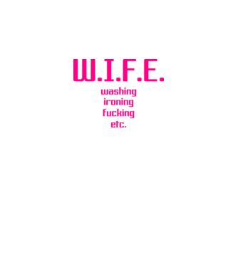 WIFE 3 model galben neon pe tricou