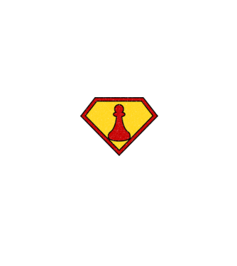 SuperChess pion de șah model roz neon pe tricou