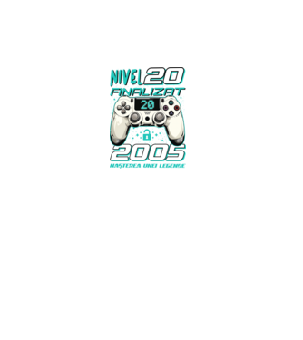 Nivel finalizat 20 2005 model negru pe tricou