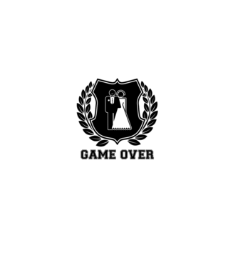 Bachelor GAME OVER model gri pe tricou