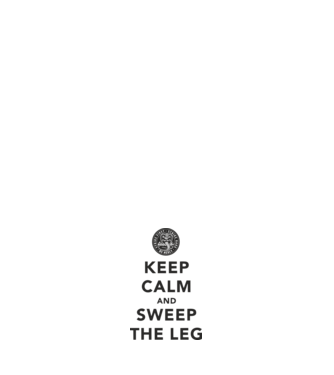 Keep calm and weep the leg cobra kai model negru pe tricou