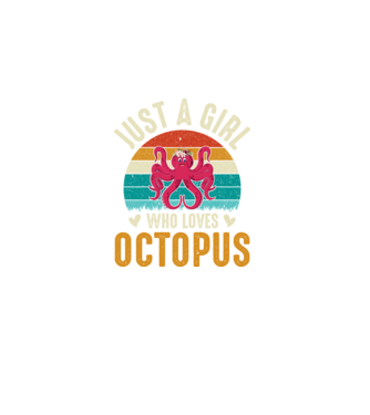 Octopus model negru pe tricou