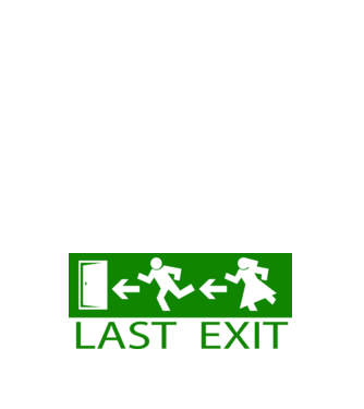 Last Exit model roz deschis pe tricou