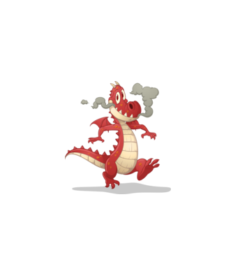 Dragon model turcoaz pe tricou