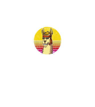 No Prob LLama - Láma model negru pe tricou