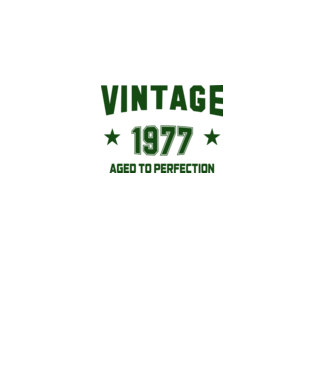 Vintage - 1977 model alb pe tricou