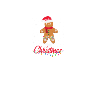 Merry christmas cookie model negru pe tricou