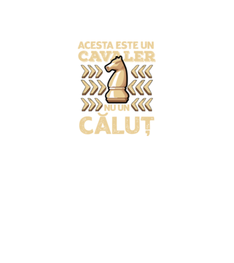 Acesta este un cavaler, nu un căluț  model negru pe tricou