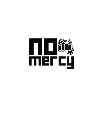 No mercy cobra kai model alb pe tricou